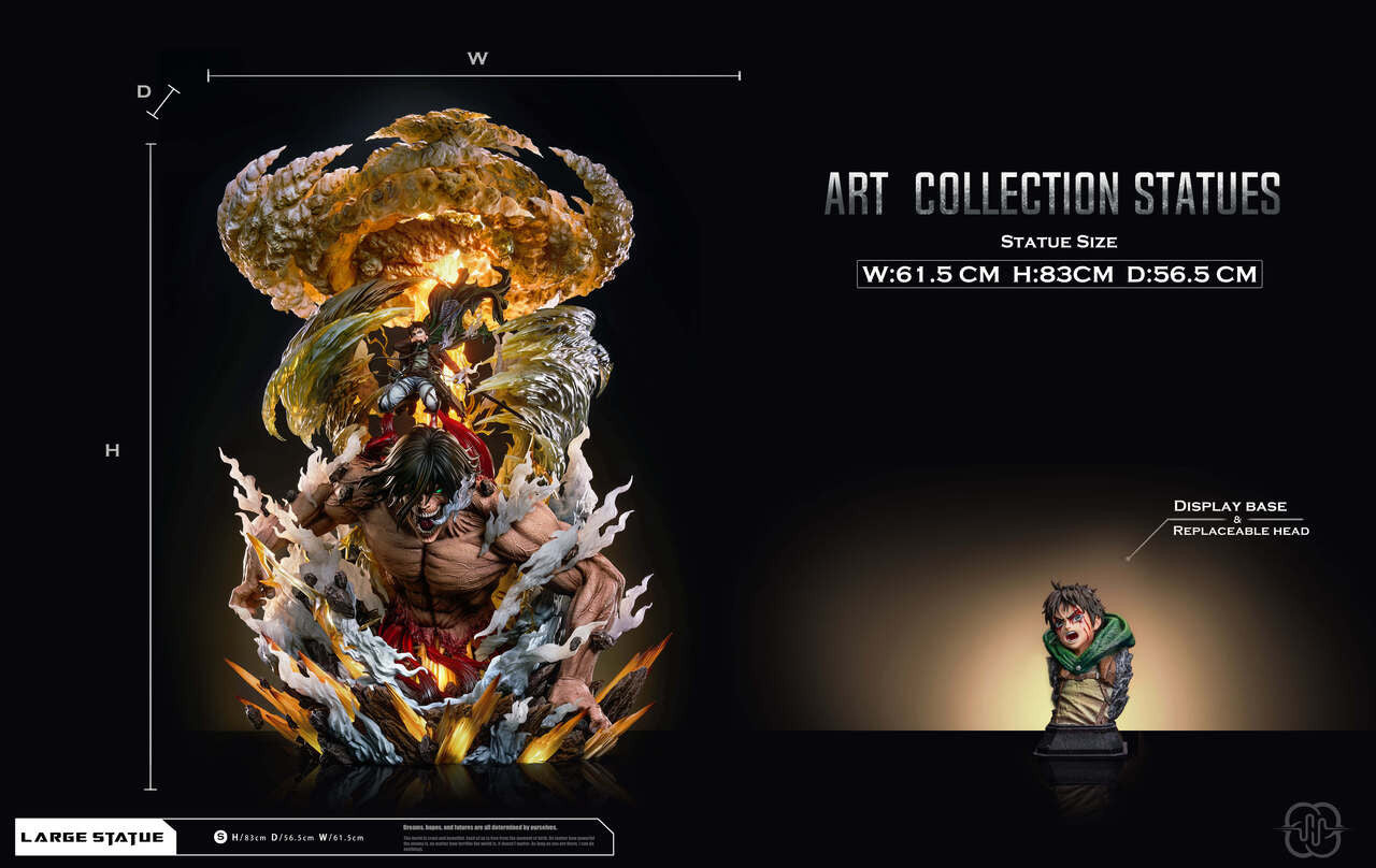 Attack on Titan - Eren Yeager 2.0 | Resin Statue | by Hertz Studio