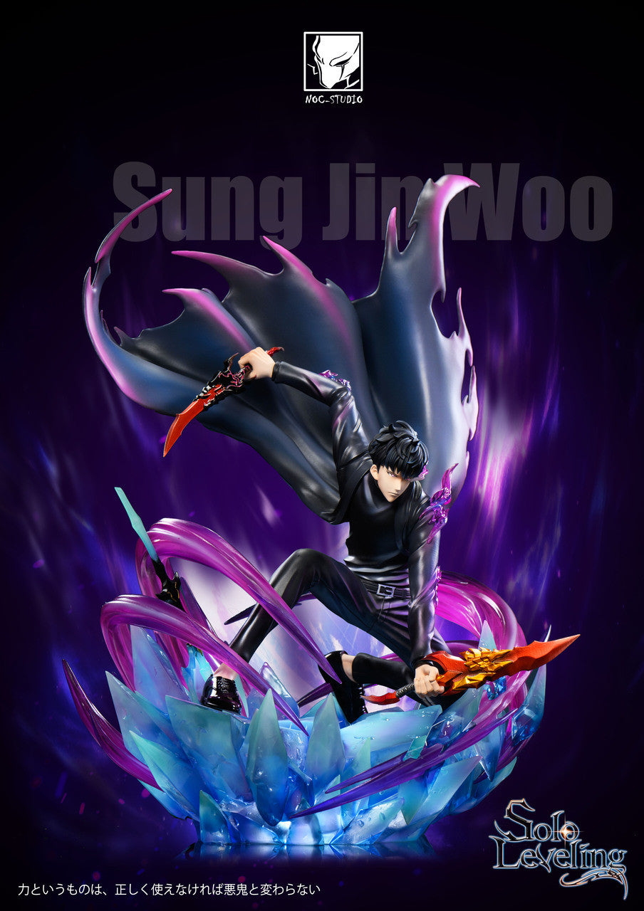 Solo Leveling - Sung Jin Woo Squatting pose | 1:6 Resin Statue | by Noc Studio