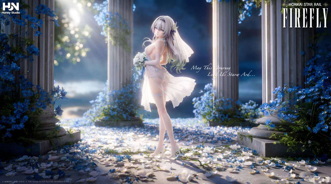 Honkai: Star Rail - Wedding dress Firefly | 1:6/1:4 Resin Statue | by Honey Studio