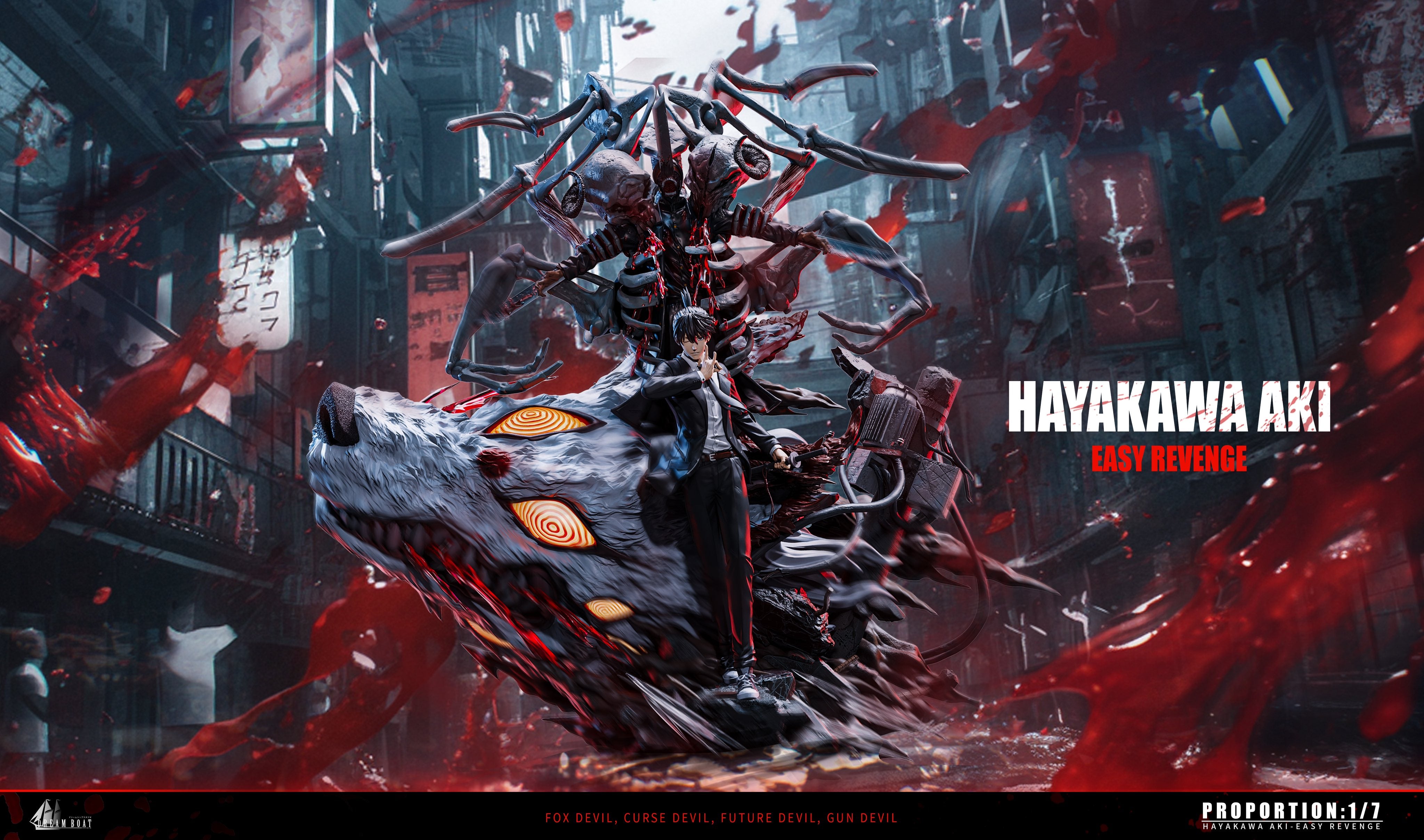 Chainsaw Man - Hayakawa Aki | 1:6 Resin Statue | von Dream Boat