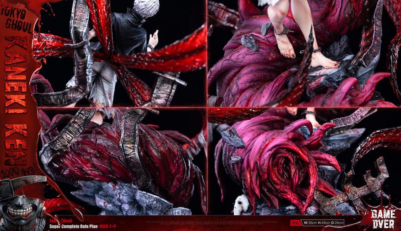 Tokyo Ghoul - Ken Kaneki | 1:6 Resin Statue | by Game Over Studio
