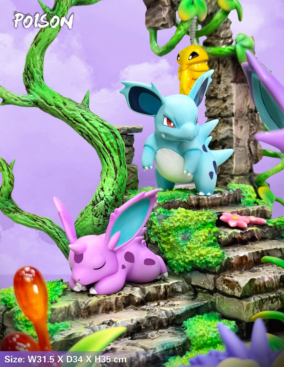 Pokemon - Poison type Group | Resin Statue | by EGG Studio