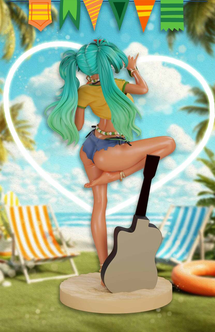 Vocaloid - Brazil Hatsune Miku | 1:6 Resin Statue | by Make zero Studio