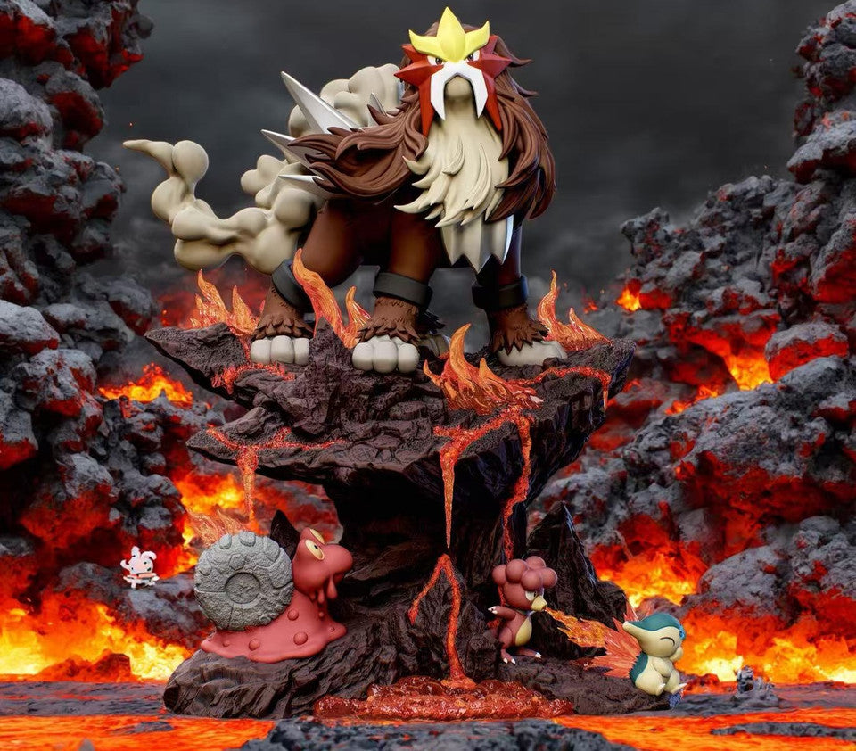 Pokemon - Entei | 1:20 Resin Statue | by Smile Studio