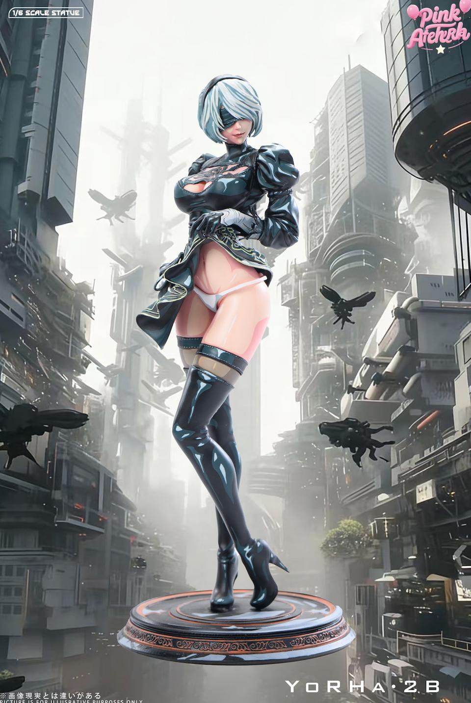 NieR: Automata - 2B | 1:6 Resin Statue | by Aetheria Studio