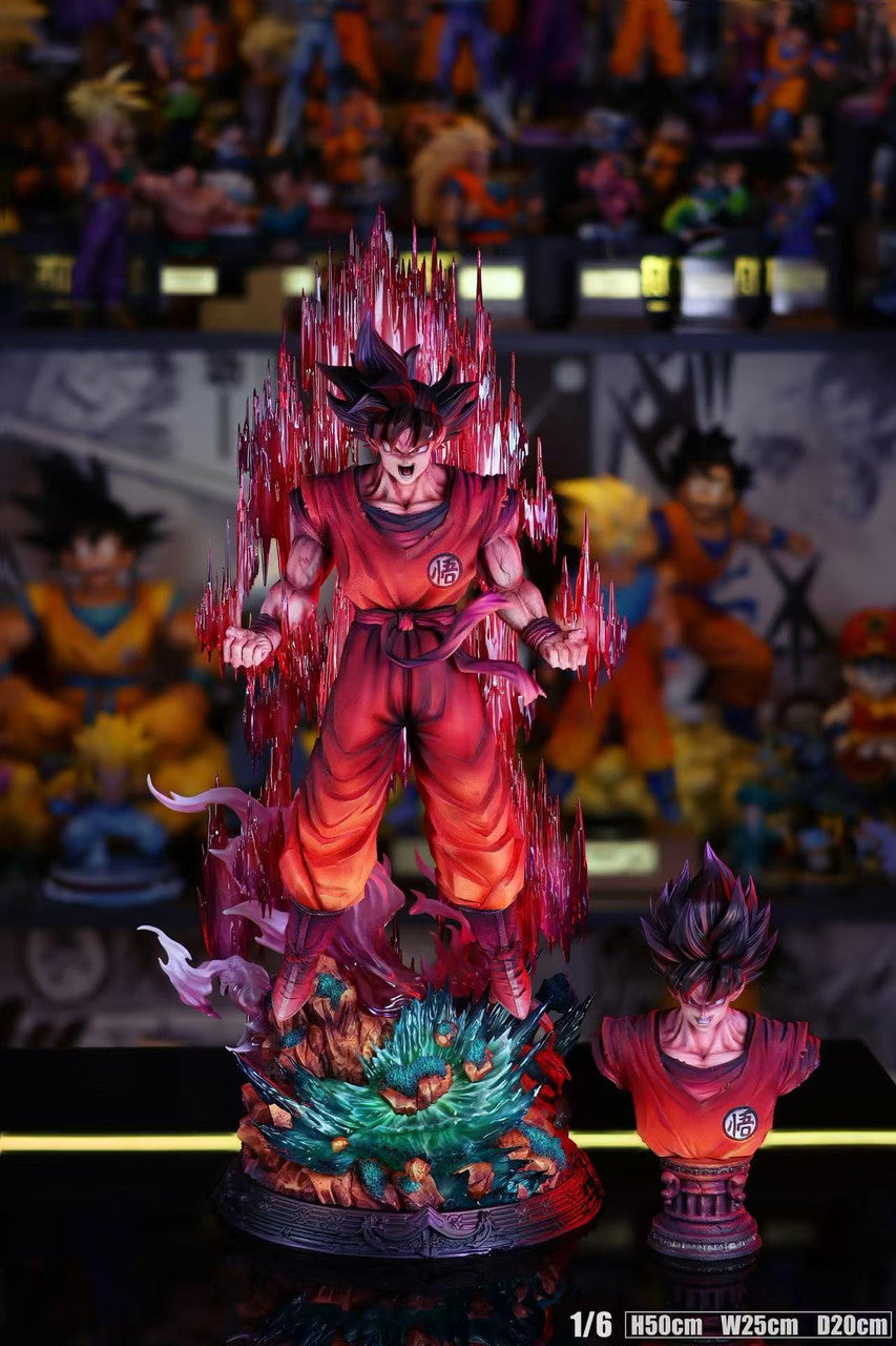 Dragon Ball - Goku Kaio-ken | 1:6 Resin Statue | by YunQi Studio