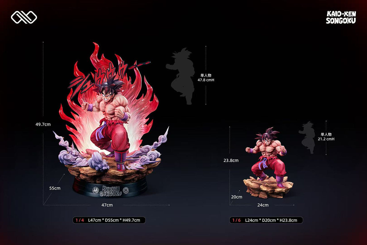 Dragon Ball - Kaioken Son Goku | 1:6/1:4 Resin Statue | by Infinite Studio