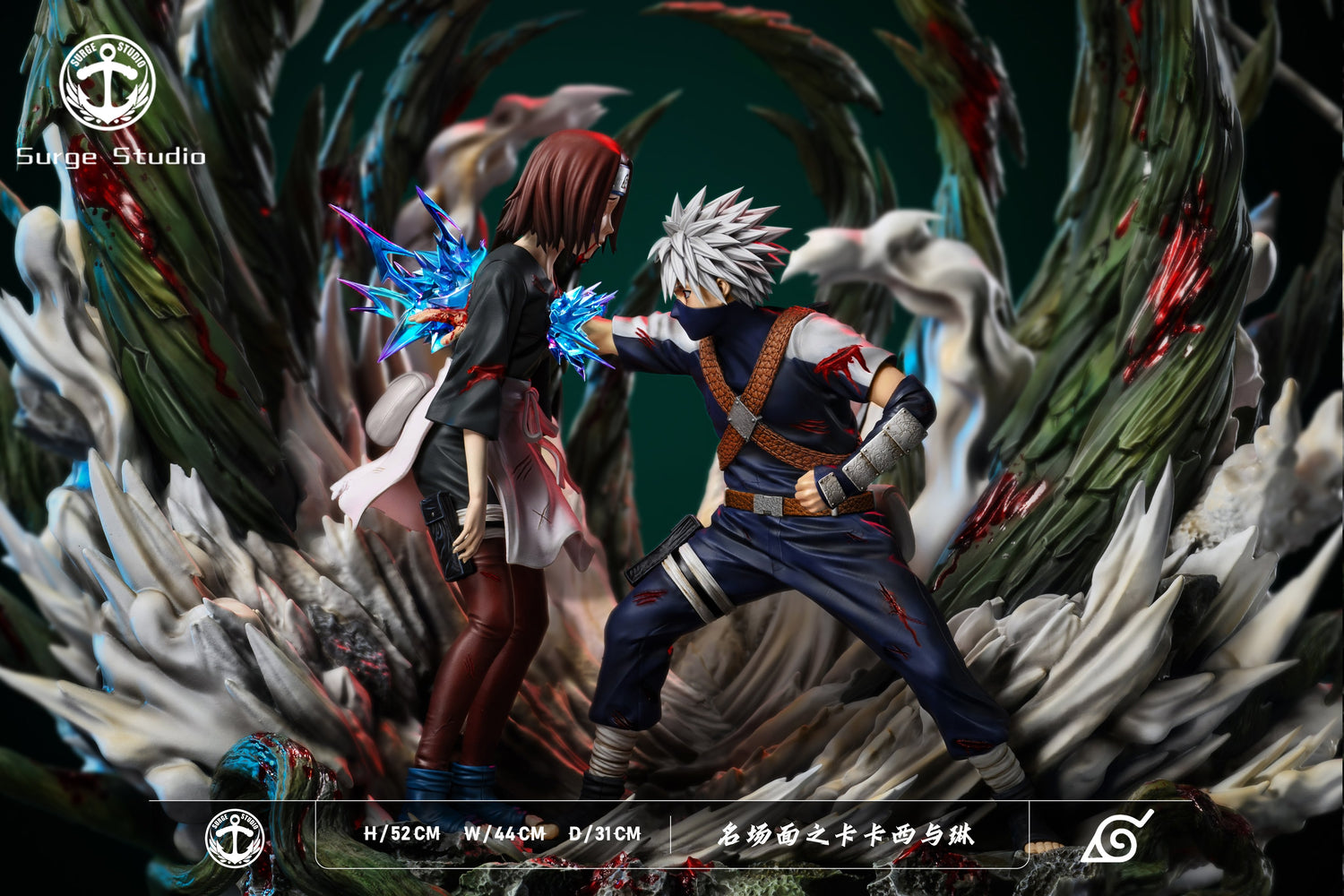 Naruto - Kakashi & Obito & Rin | 1:7 Resin Statue | von Surge Studio