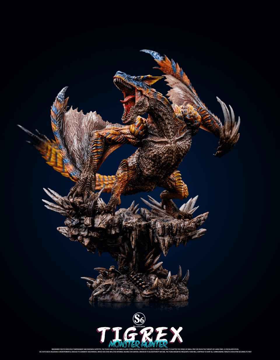 Monster Hunter - Tigrex | Resin Statue | by S6 Studio