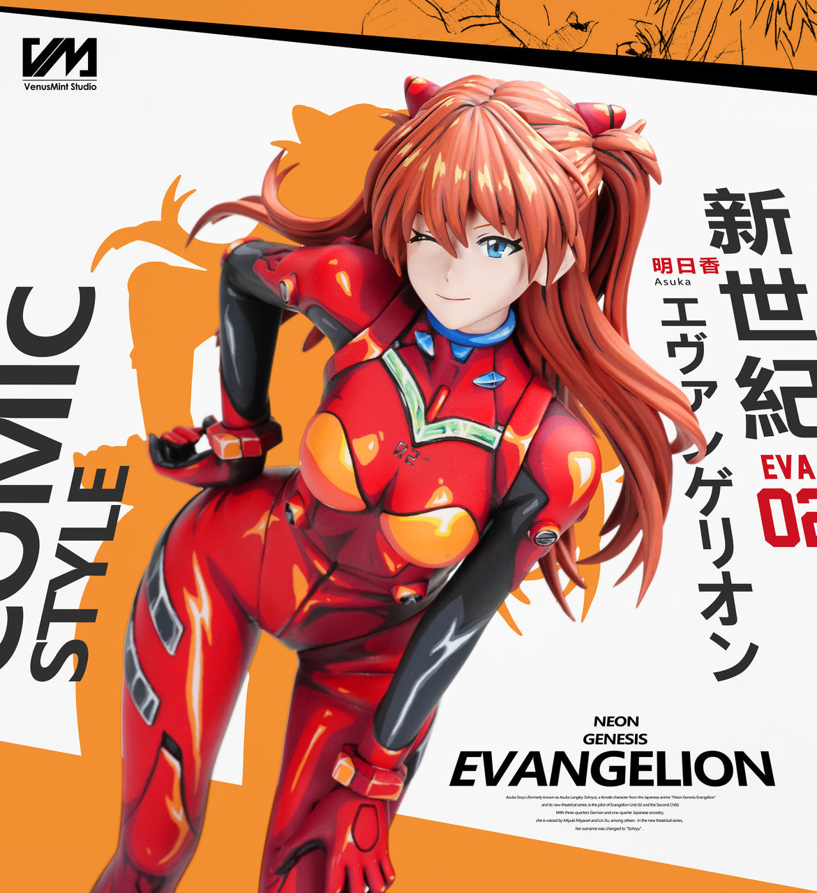 Neon Genesis Evangelion - Asuka | 1:4 Resin Statue | by Venus Mint Studio