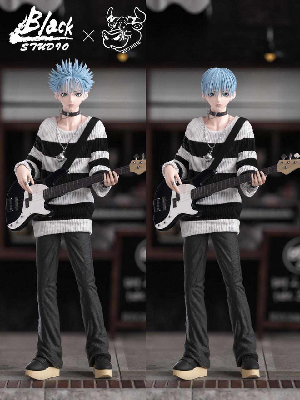 【Ri☆NaNa】 NANA - Okazaki Shinichi | 1:6 Resin Statue | by Black & NiuZi