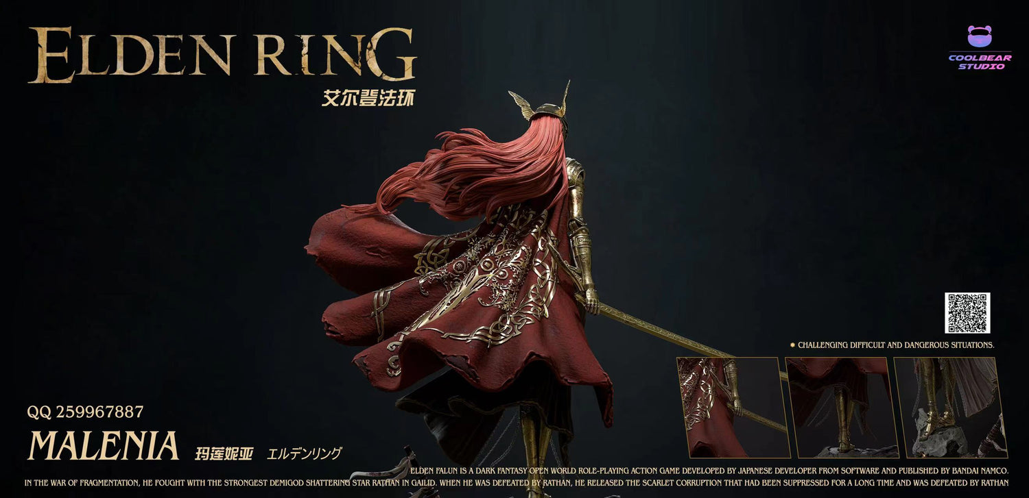 Elden Ring - Malenia | 1:4 Resin Statue | von Coolbear Studio