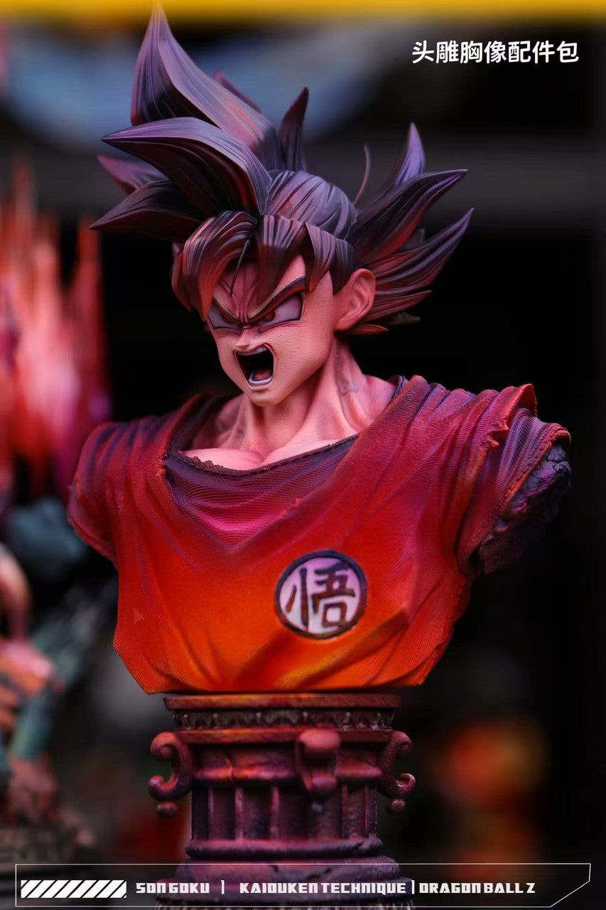Dragon Ball - Goku Kaio-ken | 1:6 Resin Statue | by YunQi Studio