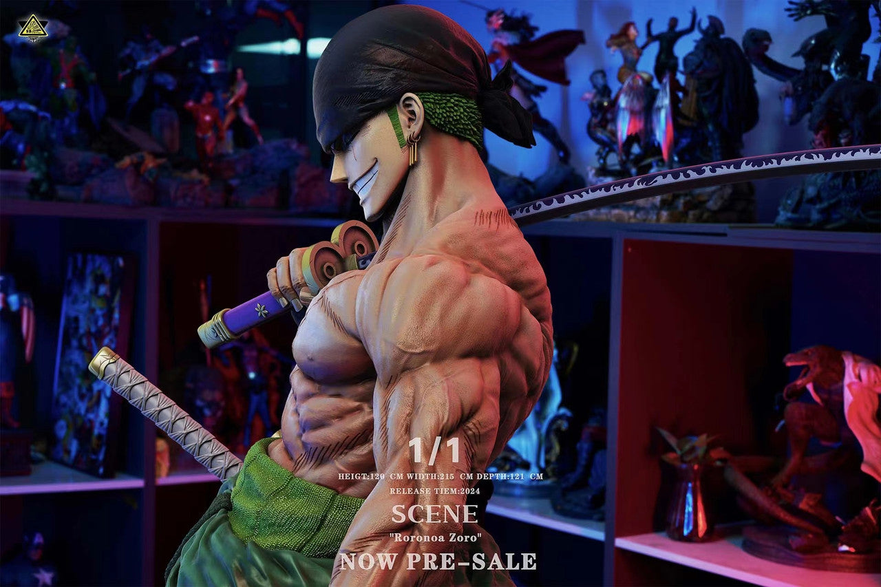 One Piece - Roronoa Zoro | 1:1 Resin Statue | von Super Bomb Studio