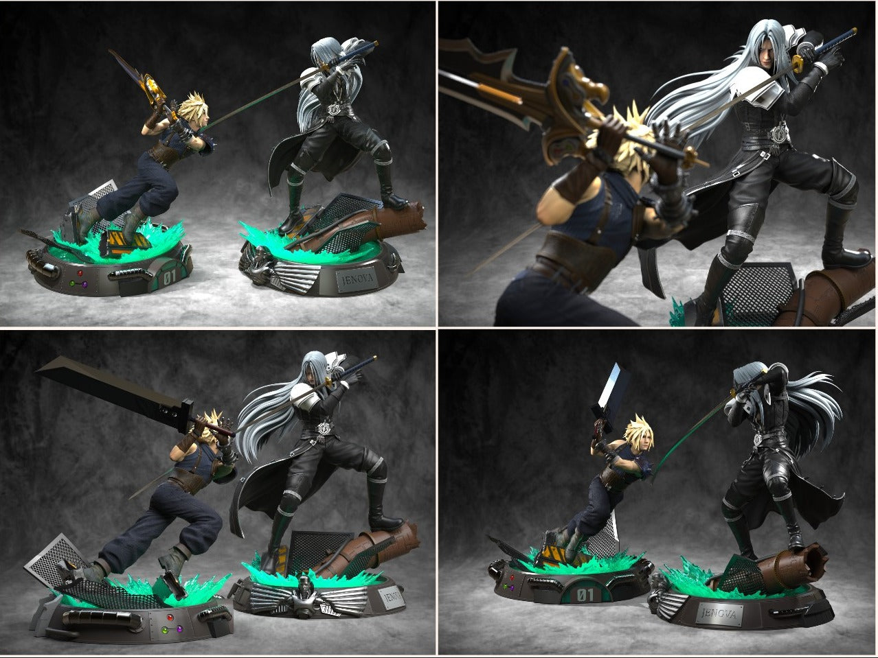 Final Fantasy - Cloud & Sephiroth | 1:4 Resin Statue | von Solar Studio