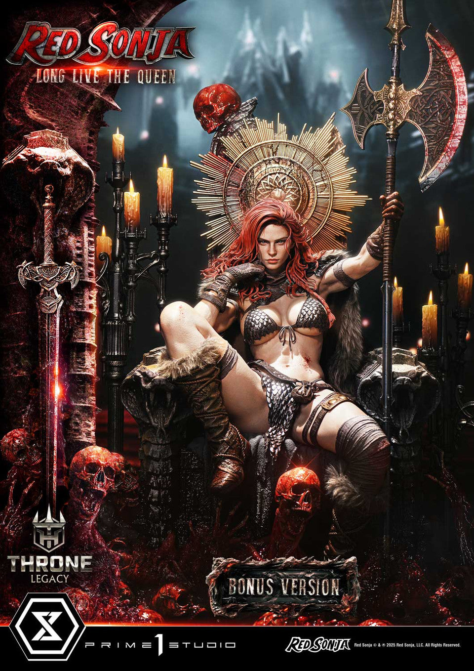Red Sonja - Red Sonja | 1:3 Resin Statue | by Prime 1 Studio
