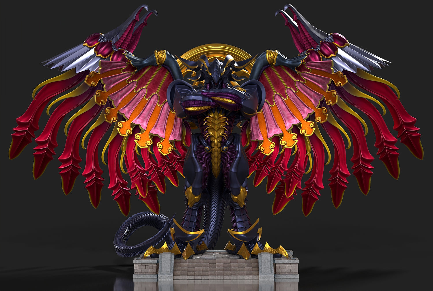 Final Fantasy - Bahamut | Resin Statue | by Solar Studio