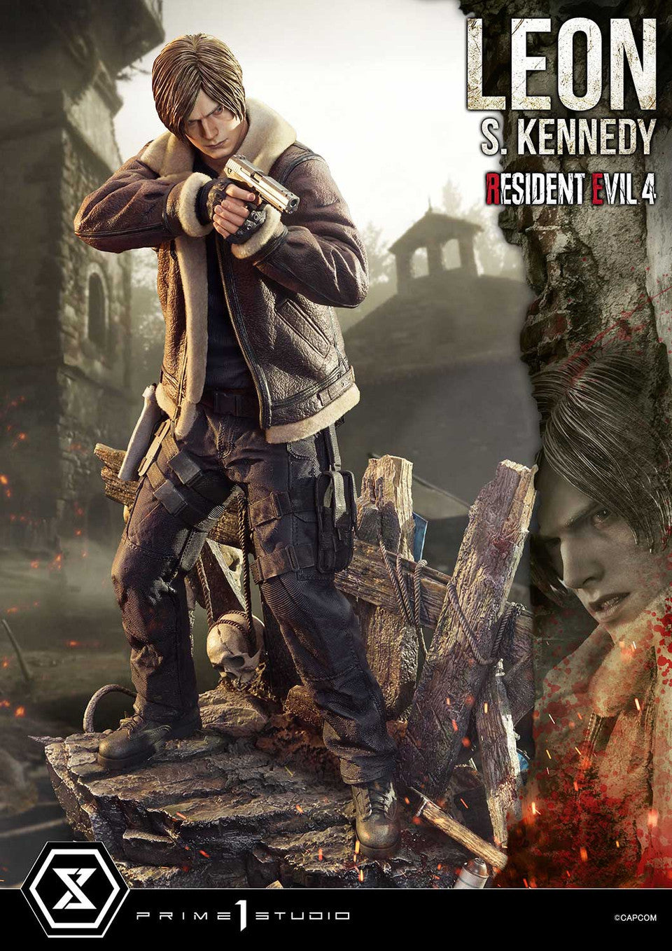 Resident Evil - RE4 Leon S. Kennedy | 1:4 Resin Statue | by Prime 1 Studio