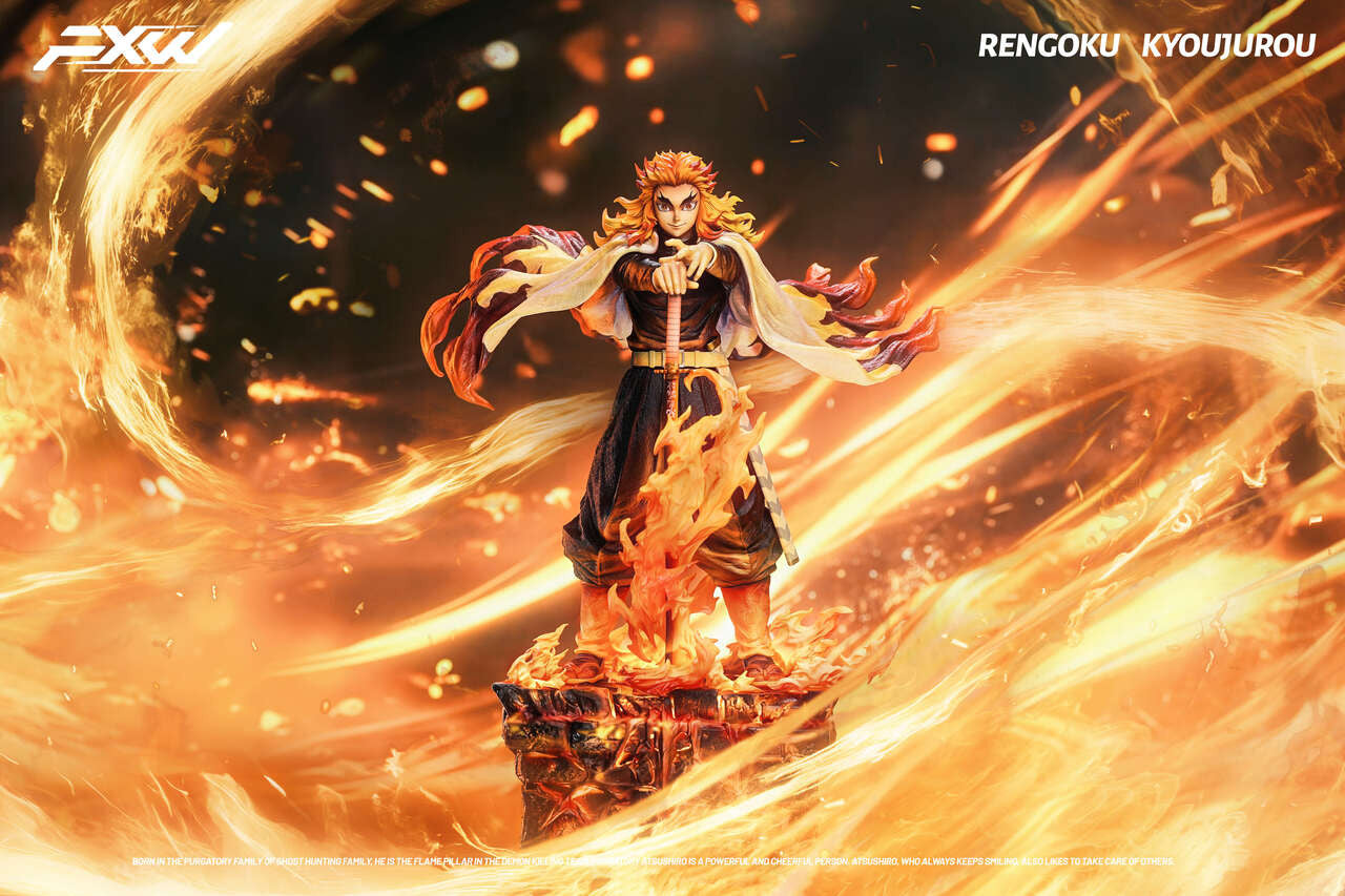 Demon Slayer - Rengoku Kyojuro | 1:6 Resin Statue | by FXW Studio