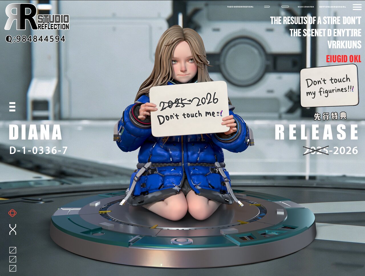 Pragmata - Diana | 1:4 Resin Statue | by Reflection Studio