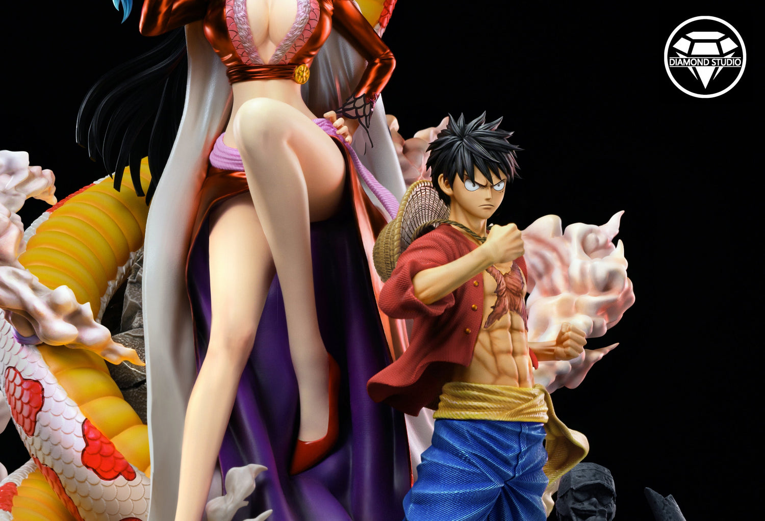 One Piece - Boa Hancock & Luffy | 1:6 Resin Statue | von Diamond Studio