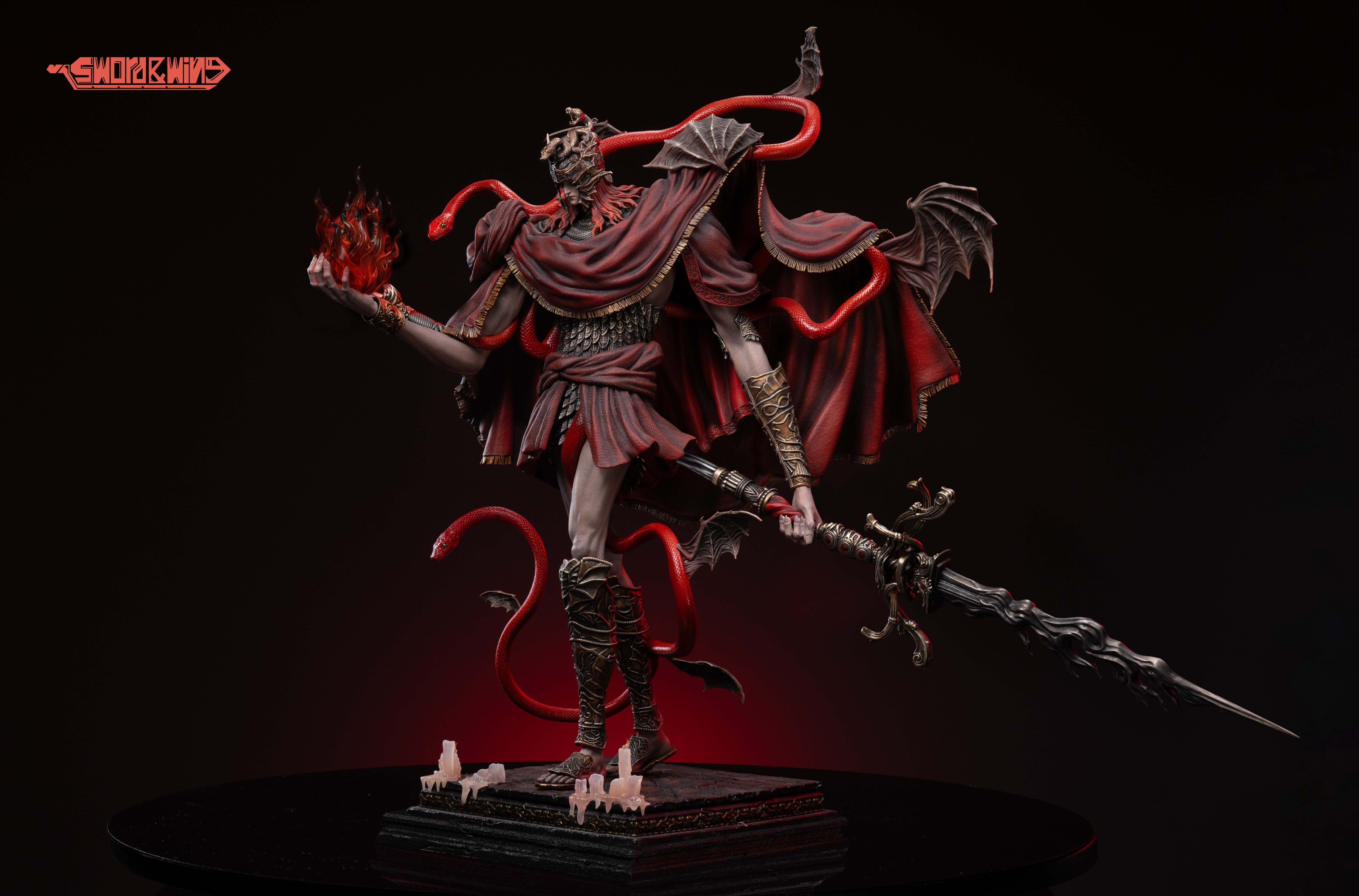 エルデンリング メスメル Sword Wing Elden Ring フィギュア Elden Ring - Messmer the Impaler | 1:4 Resin Statue | von Sword