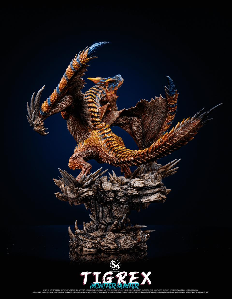 Monster Hunter - Tigrex | Resin Statue | by S6 Studio