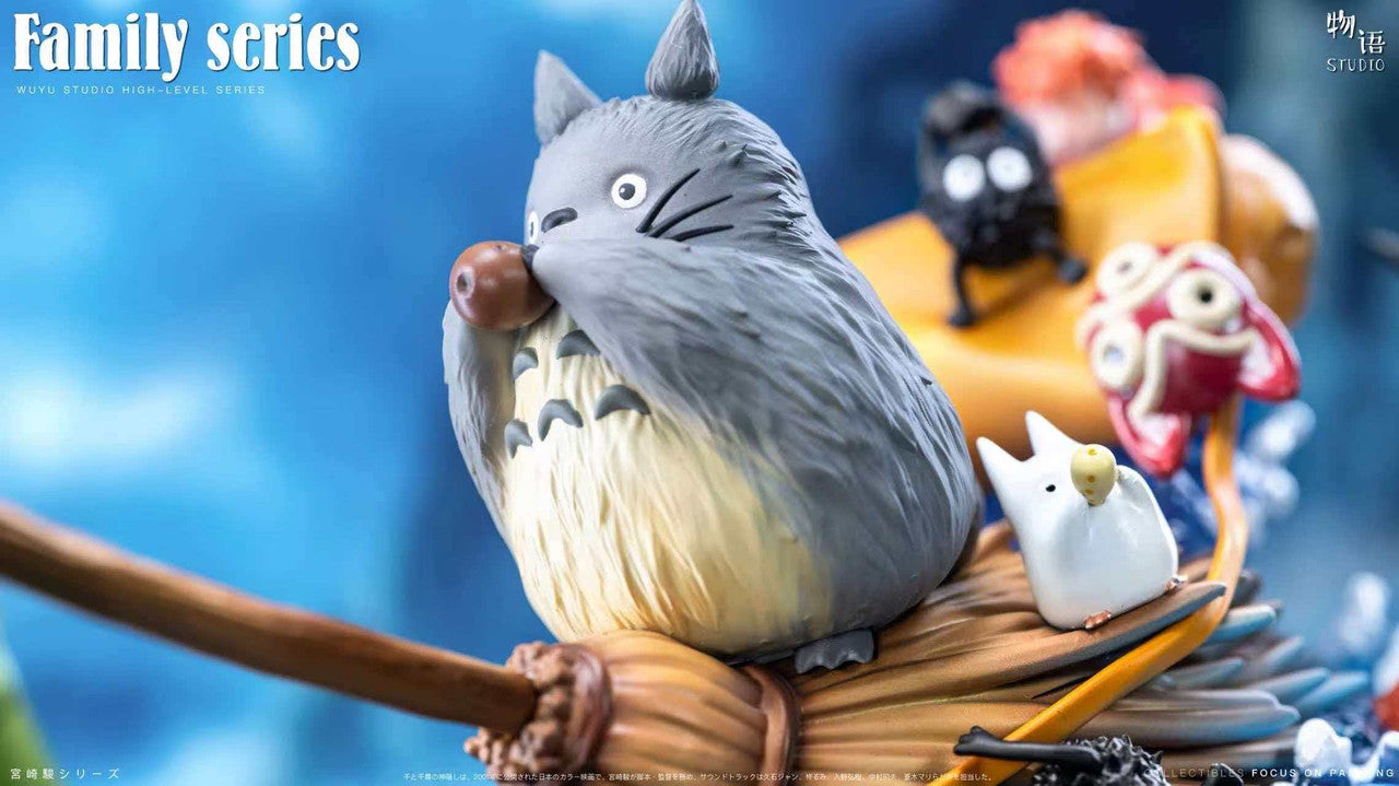 My Neighbor Totoro - Family Series Magic broomstick | Resin Statue | by WuYu Studio