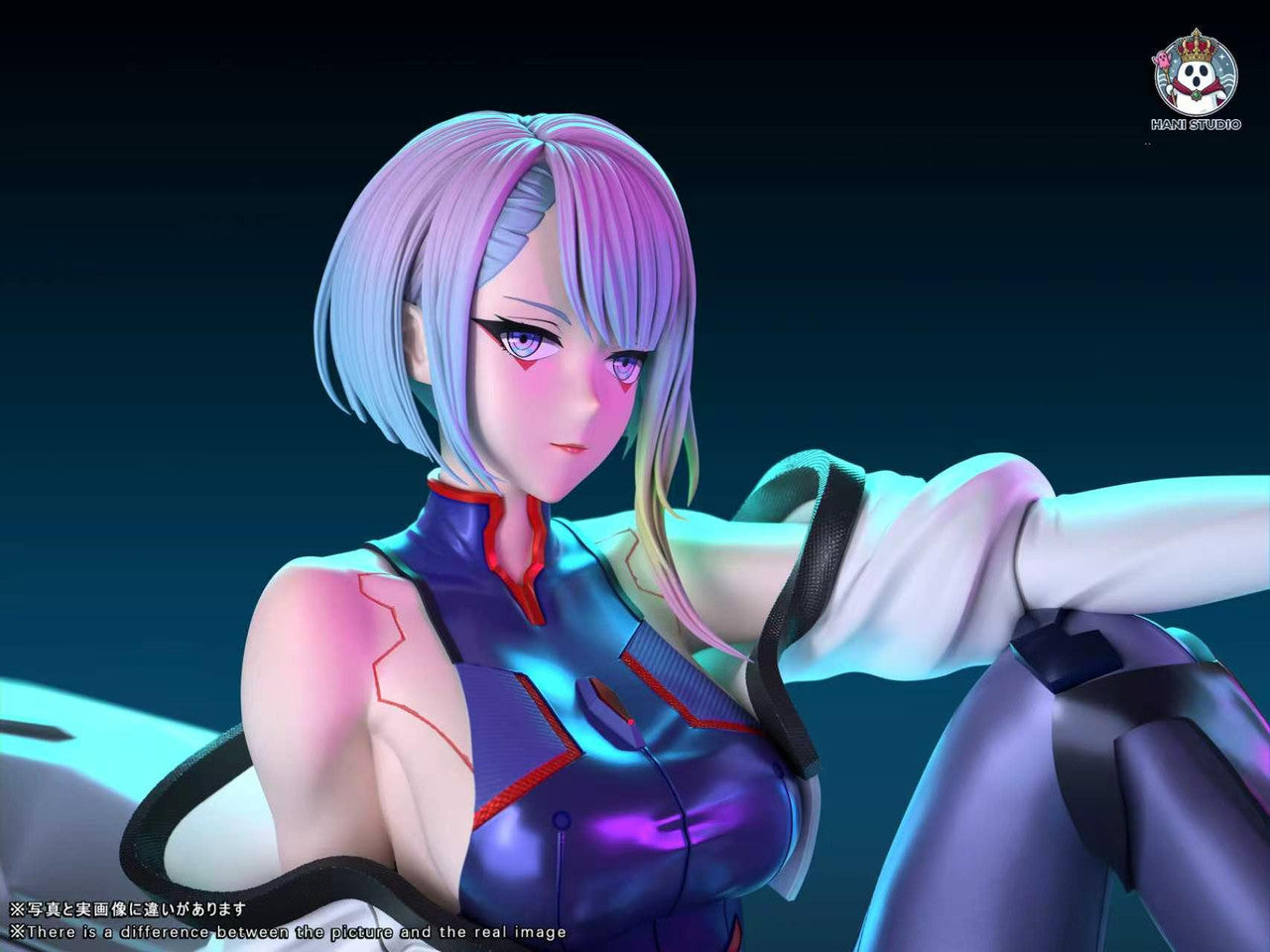 Cyberpunk - Motorcycle Lucy | 1:6 Resin Statue | by Hani Studio