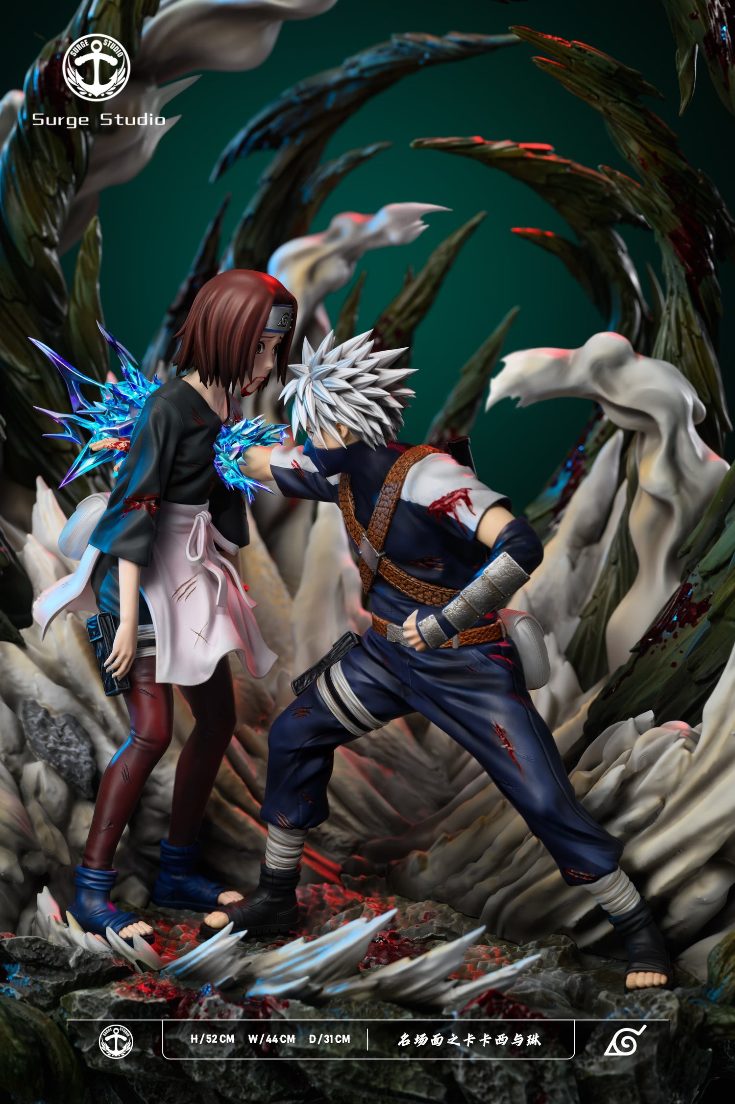 Naruto - Kakashi & Obito & Rin | 1:7 Resin Statue | von Surge Studio