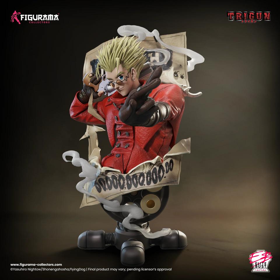 Trigun - Trigun Bust | 1:6 PVC Statue | by Figurama Studio