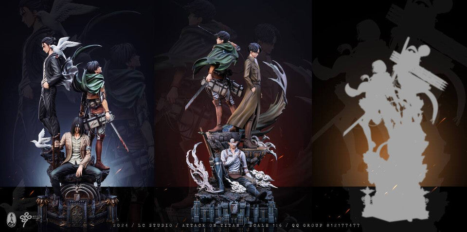 Attack on Titan - Levi Ackerman Diorama | 1:6 Resin Statue | by LC Studio