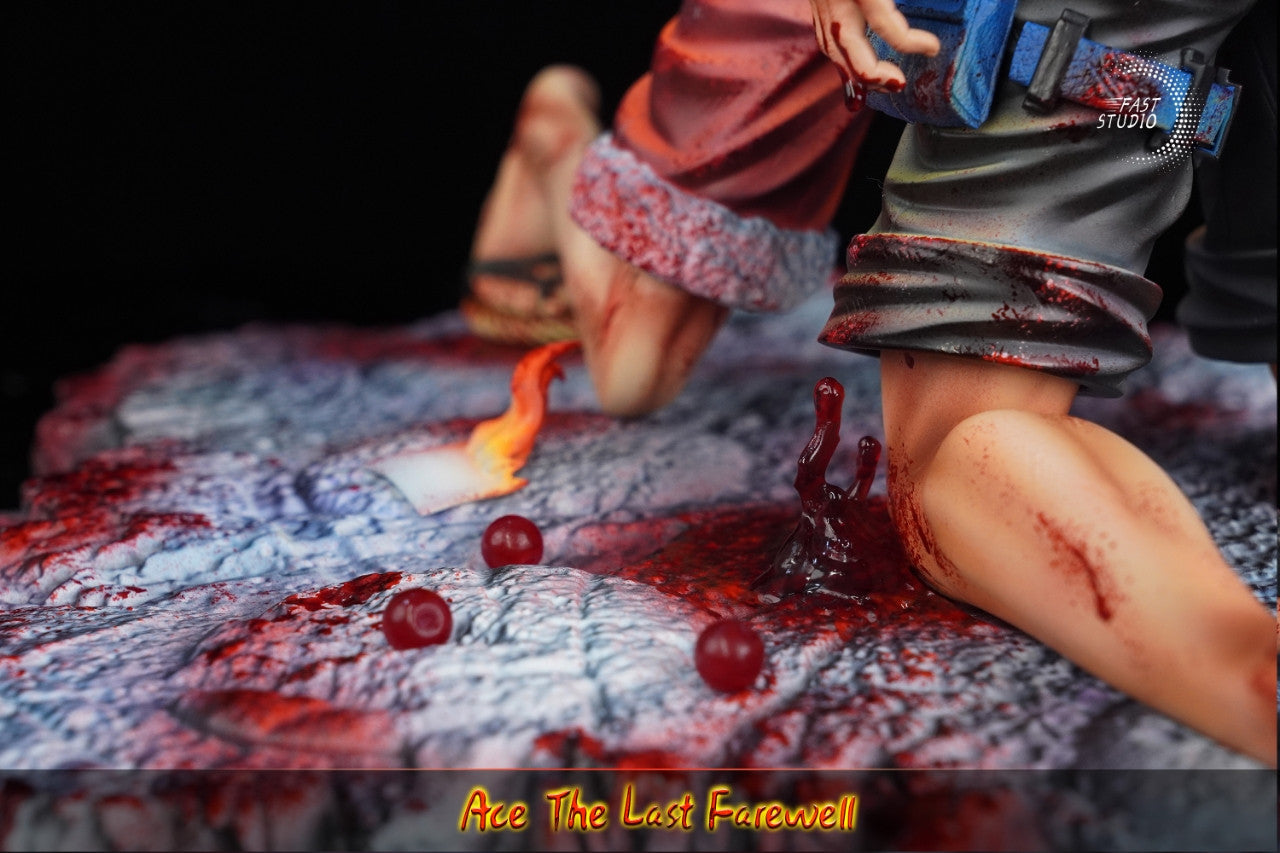 One Piece - Ace Final Farewell | Resin Statue | by Fast Studio