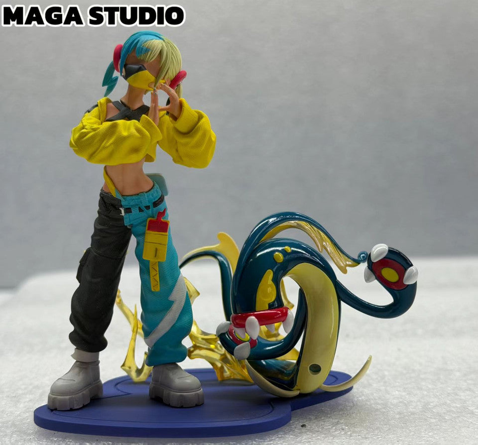 Pokémon - Canari & Eelektross | 1:20 Resin Statue | by Maga Studio