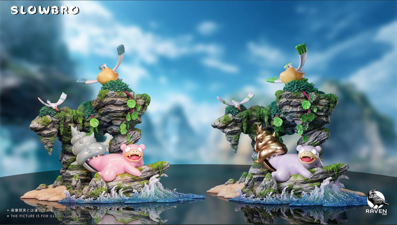 Pokemon - Slowpoke 2.0 | 1:6 Resin Statue | by Raven Studio