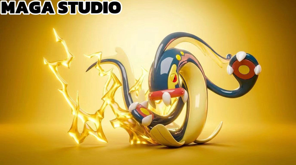 Pokémon - Canari & Eelektross | 1:20 Resin Statue | by Maga Studio