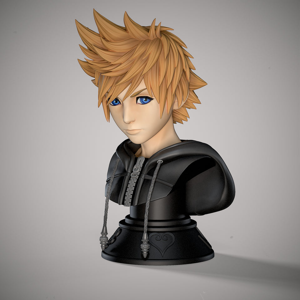 Kingdom Hearts II - Roxas | Resin Statue | by BlackSwan Collectibles Studio