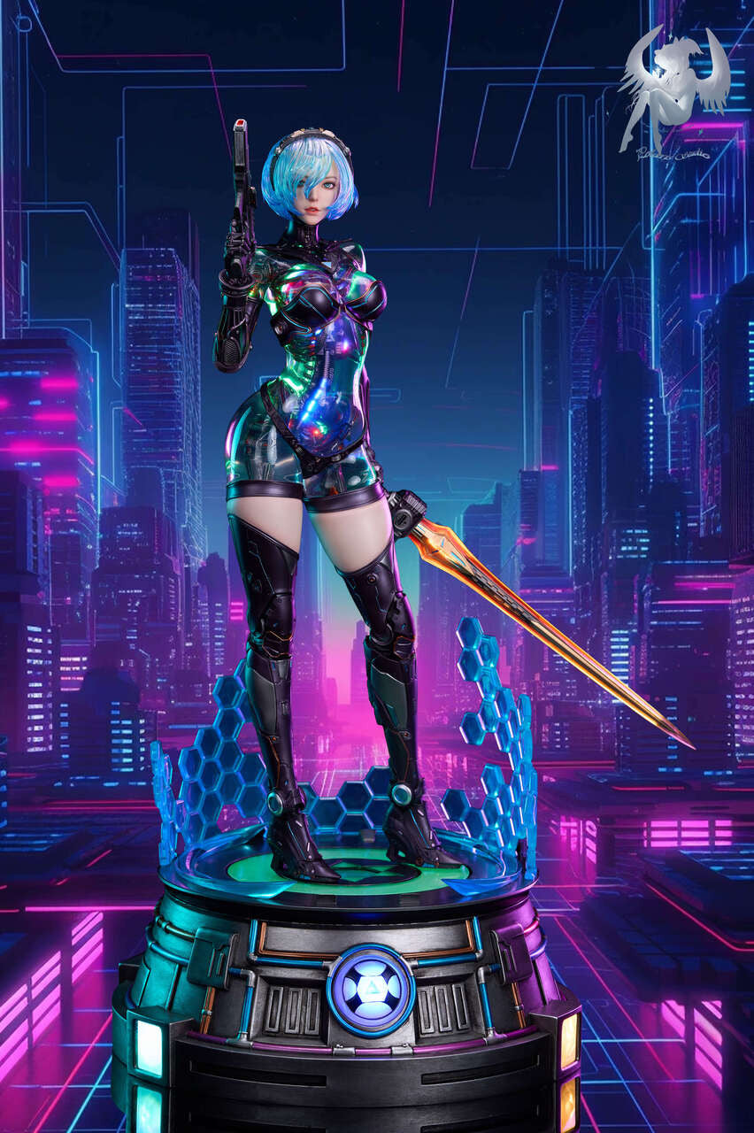 Mechanical Girl Ling | 1:4 Resin Statue | by Polaris Studio