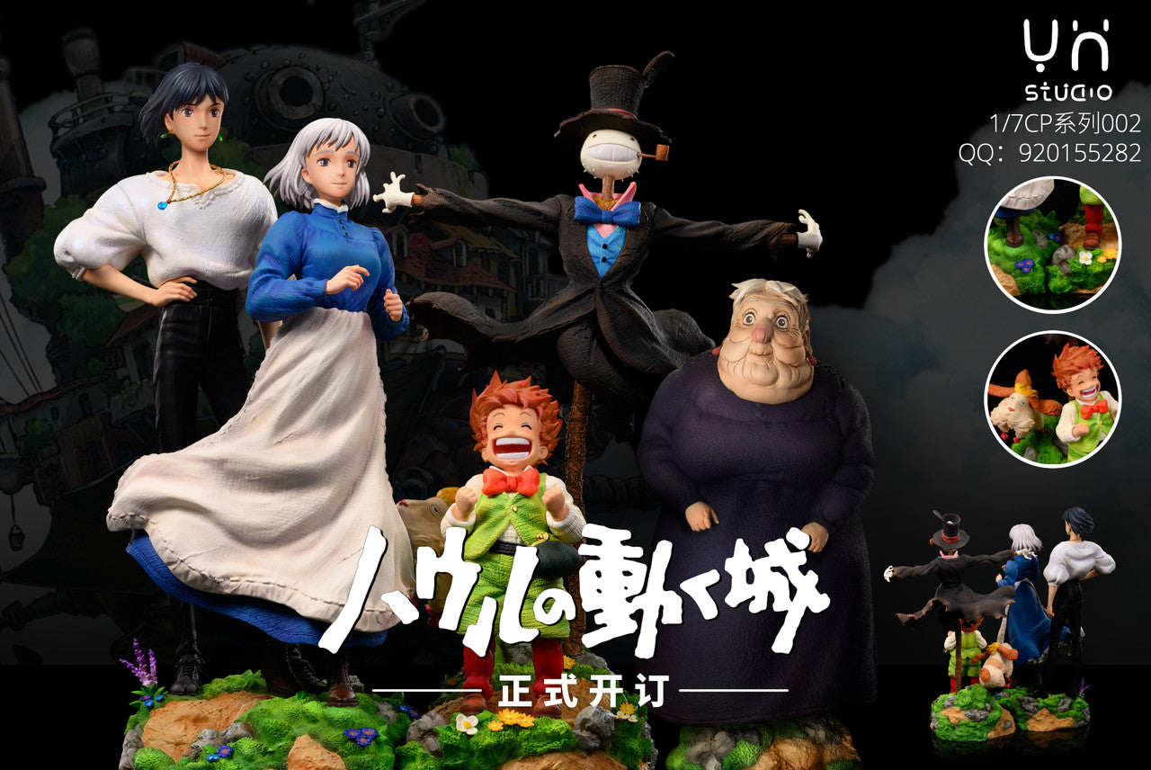 Howl’s Moving Castle - 5 Piece | Resin Statue | by YH Studio