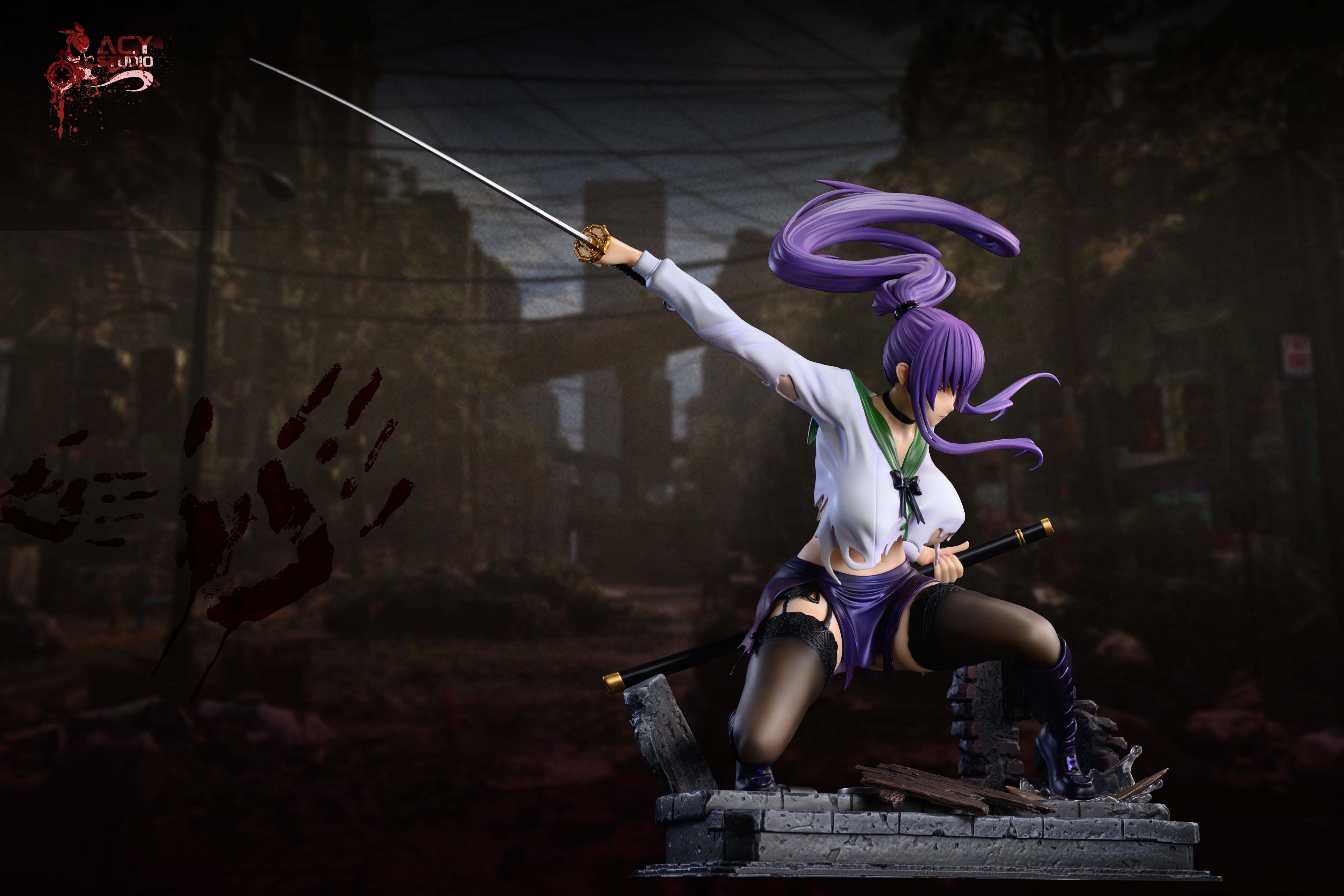 Highschool of the Dead - Busujima Saeko | 1:4 Resin Statue | von