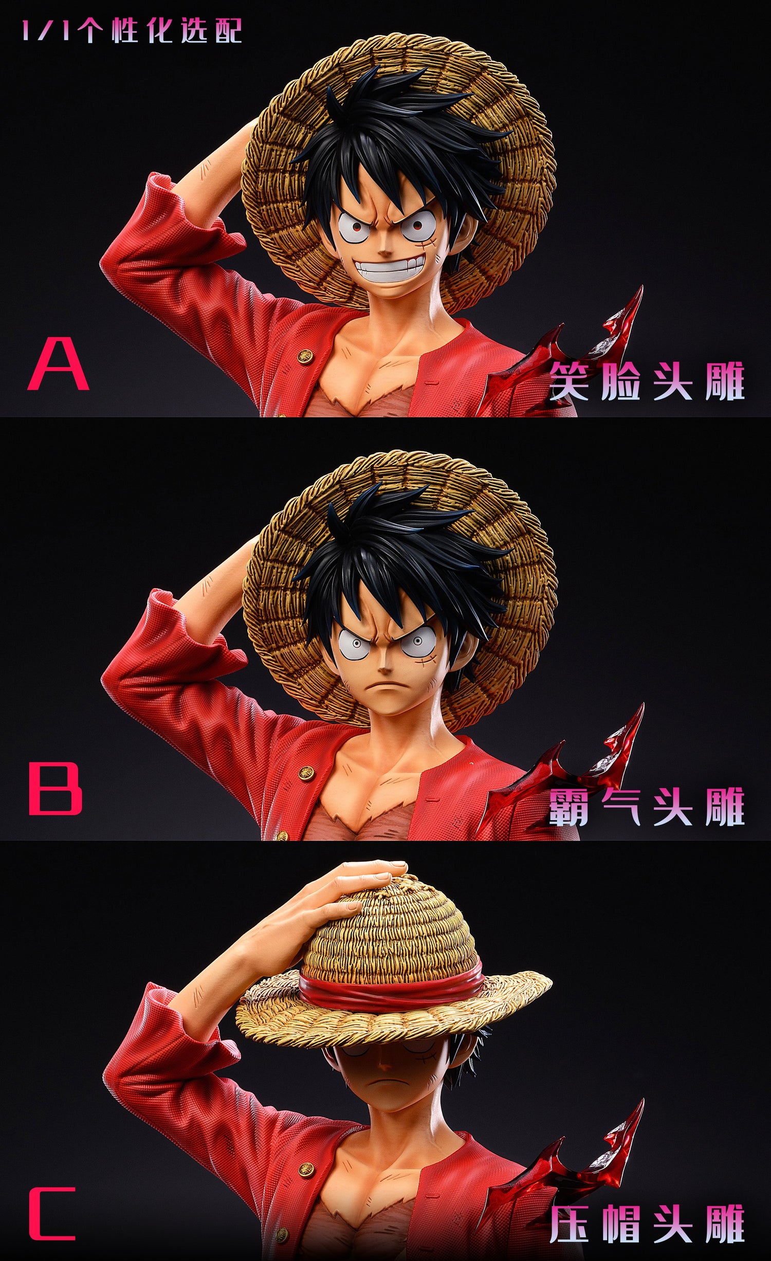 One Piece - Monkey D. Luffy | 1:1 Resin Statue | von LX Studio