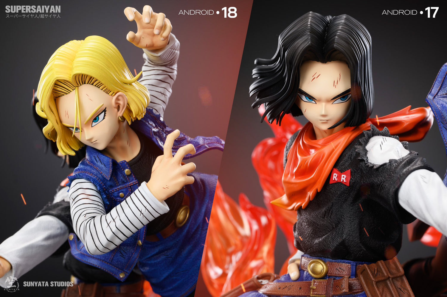 Dragon Ball - Android 17 & 18 | 1:6 Resin Statue | von Sunyata Studio