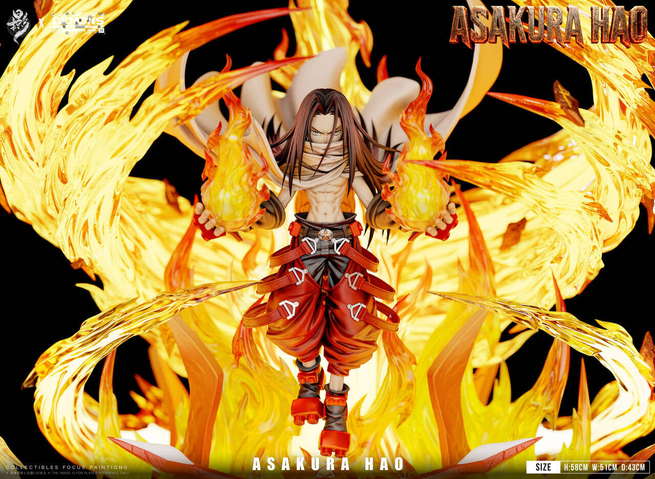 Shaman King - Asakura Hao | Resin Statue | by LueYing × Demons Studio
