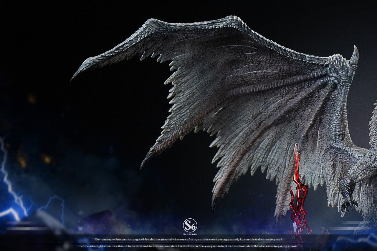 Monster Hunter - White Fatalis | Resin Statue | by S6 Studio
