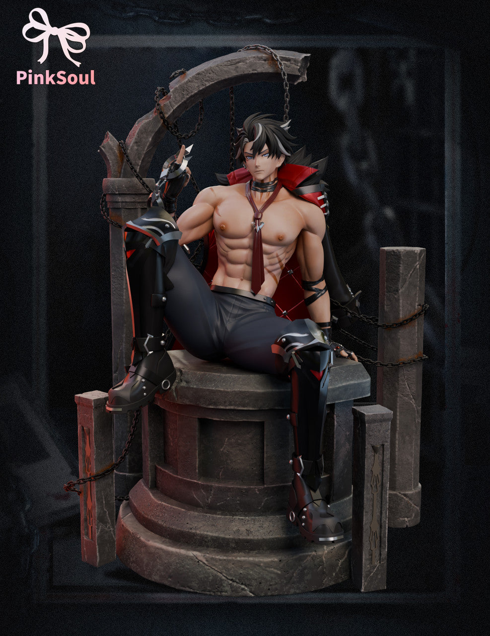 Genshin Impact - Wriothesley | Resin Statue | by PinkSoul Studio
