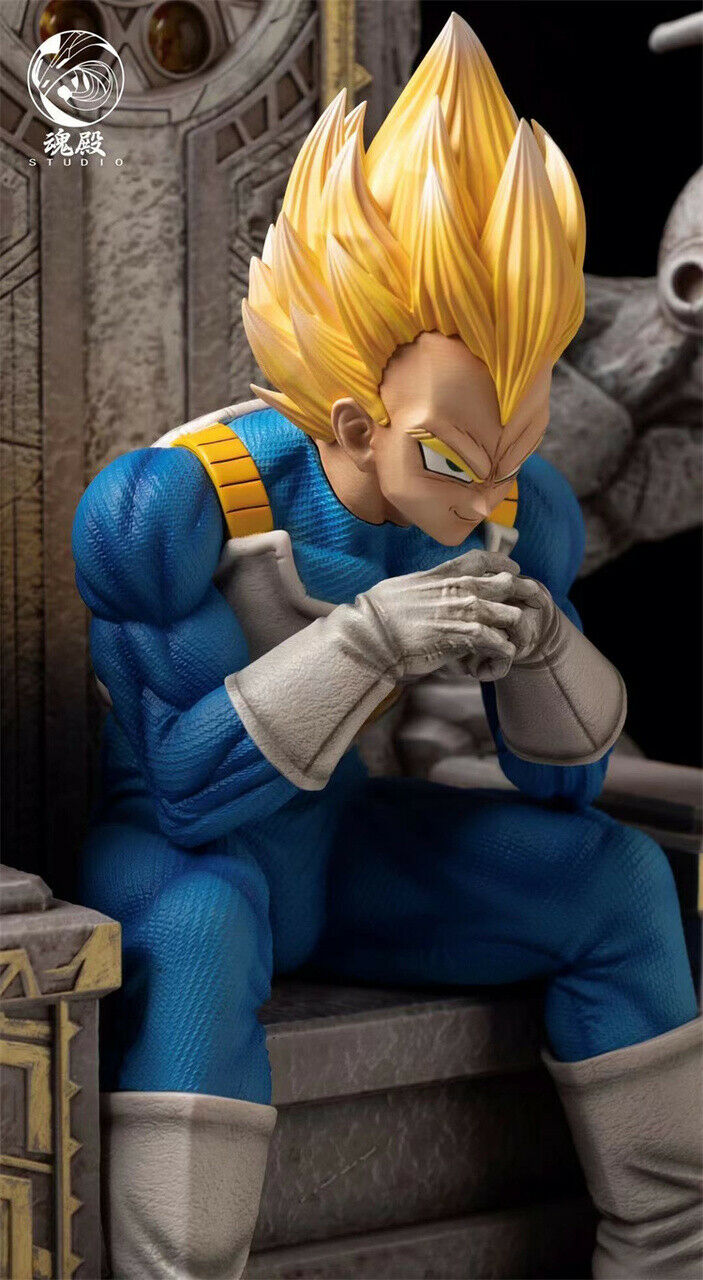 Dragon Ball Z - Vegeta on Throne | 1:4 Resin Statue | von HunDian Studio