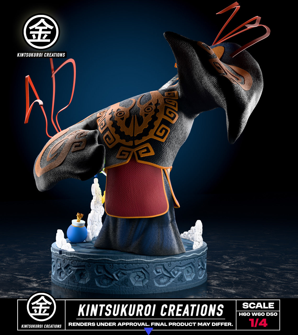 The Legend of Zelda - Wind Waker Final Battle Diorama | 1:6/1:4 Resin Statue | by Kistsukuroi Creations