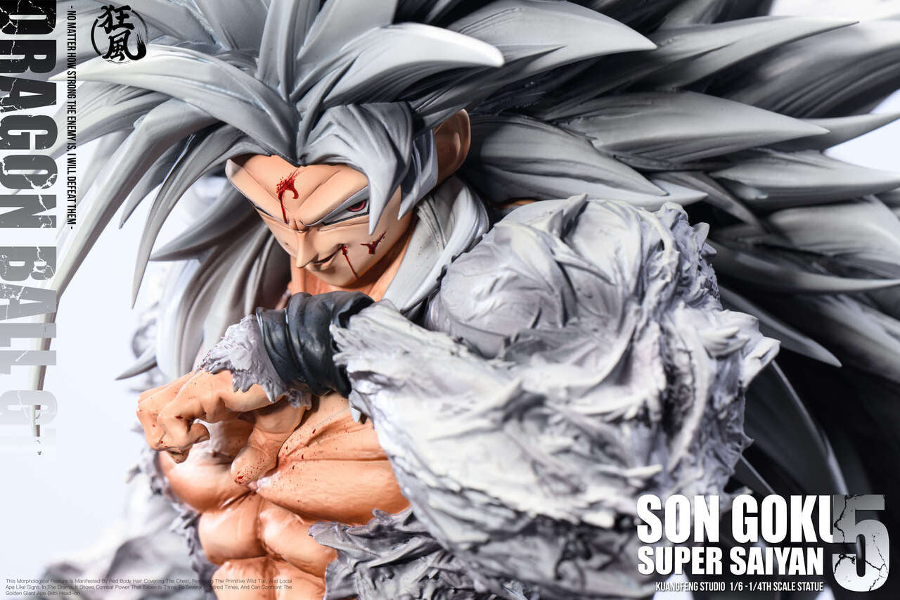 Dragon Ball - SS4 & SS5 Goku | 1:6/1:4 Resin Statue | by Kuang Feng Studio