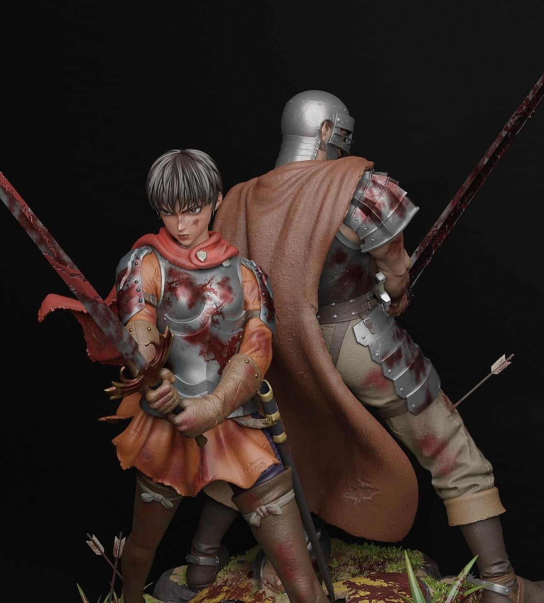 Berserk – Guts & Casca | 1:4 Resin Statue | von Player 1 Studio