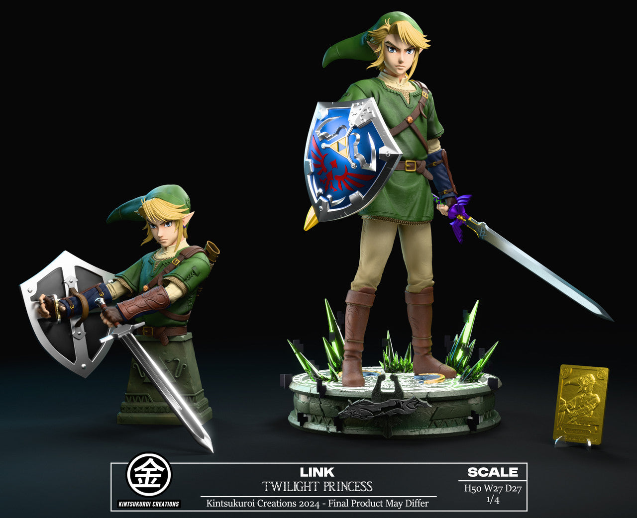 Legend of Zelda – Link | 1:4 Resin Statue | von Kintsukuroi Creations